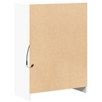 vidaXL Buffet avec LED blanc 72x34x100 cm bois d'ingénierie