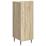 vidaXL Buffet Chêne Sonoma 34 5 x 33 x 92 cm Bois d'ingénierie