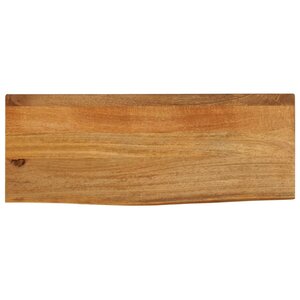 vidaXL Dessus de table à bord vivant 90x40x3 8 cm bois massif manguier