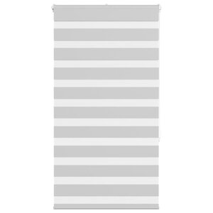 vidaXL Store zèbre gris clair largeur du tissu 80 9 cm polyester