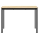 vidaXL Table de salle à manger / Table de repas MÉTAL