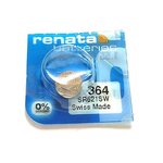 Blister de 1 Pile bouton oxyde argent X364 SR621SW RENATA