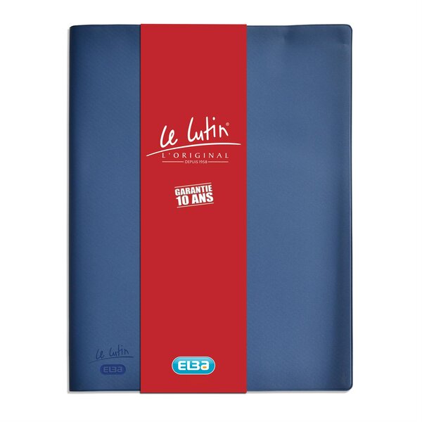 Protège-documents 'Le Lutin Original' PVC 30 Pochettes 60 Vues Bleu ELBA