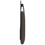vidaXL Tête de lit suspendue Marron foncé Tissu