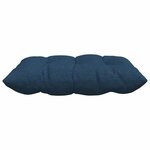 vidaXL Coussins de siège 2 Pièces Bleu 40 x 40 x 6 cm tissu