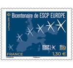 Timbre - Bicentenaire de ESCP Europe - 1819-2019 -  Lettre Prioritaire