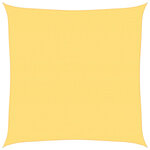 vidaXL Voile d'ombrage 160 g/m² Beige 4x4 m PEHD