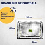 Best Sporting 11050 - But de football 213 x 152 x 76 cm en noir avec fonction Rebond