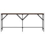 vidaXL Table console chêne marron 180x29x75 cm bois d'ingénierie