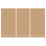 vidaXL Tissu de remplacement pour auvent rayures multicolores 5x3 m