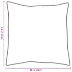 vidaXL Couette 3 Pièces Blanc 240 x 200 cm Bas