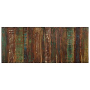 vidaXL Tête de lit multicolore 200 cm bois massif récupération