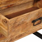 vidaXL Buffet Marron 66 x 33 x 70 cm bois de manguier massif
