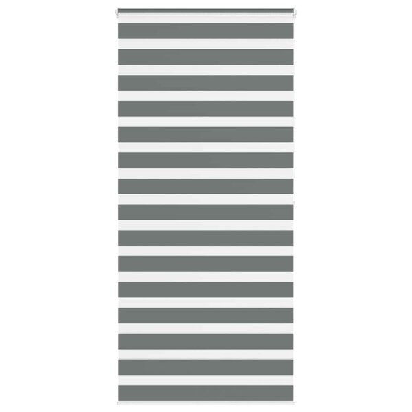 vidaXL Store zèbre gris foncé largeur du tissu 105 9 cm polyester