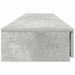 Tiroirs de Lit vidaXL Gris Béton 200x36 5x16 5 cm en Bois Ingénierie