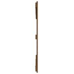 vidaXL Tête de lit murale Marron miel 159 5x3x90 cm Bois massif de pin