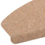 vidaXL Tapis d'escalier auto-adhésifs 15 pc 80 x 28 x 3 5 cm Beige