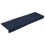 vidaXL Tapis d'escalier autocollants 5 pièces 65 x 21 x 4 cm Anthracite Bord rectangulaire