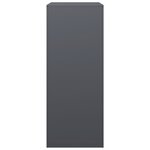 vidaXL Portant de bois de chauffage anthracite 60x40x100 cm acier