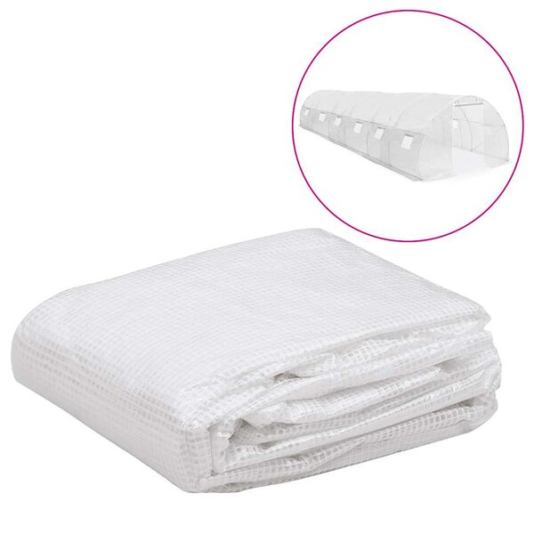 vidaXL Couverture de remplacement de serre (27 m²) 3x9x2 m Transparent