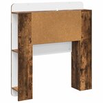 vidaXL Cabinet de Tête de Lit Chêne fumé Bois d’ingénierie