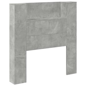 vidaXL Tête de lit Gris béton 100 x 16 5 x 103 5 cm Bois d'ingénierie