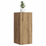 vidaXL Meuble TV chêne artisanal 30 5x30x60 cm bois d'ingénierie