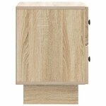 vidaXL Cabinet de chevet 2 Pièces Chêne Sonoma 43 x 34 5 x 47 5 cm