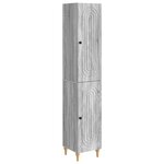 vidaXL Ensemble de Meubles 2 Pièces Sonoma gris Bois d'ingénierie