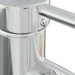 vidaXL Lavabo encastré avec robinet 91x39x18 cm céramique blanc