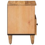 vidaXL Table de chevet Marron 50 x 33 x 60 cm Bois de mangue massif