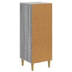 vidaXL Armoire à tiroirs Sonoma gris 33 x 34 5 x 90 cm