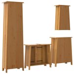 vidaXL Ensemble de meubles de salle de bain 4 Pièces bois de pin massif