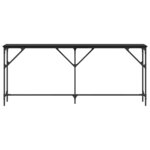 vidaXL Table console Chêne noir 180 x 23 x 75 cm