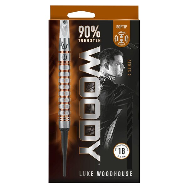 Fléchettes Luke Woodhouse series 2 90  pointe plastique 18g