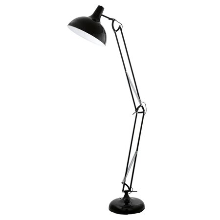 Lampadaire borgillio noir eglo 94698