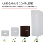 Boite à colis atout 1 porte brun 8019 b