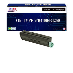 T3AZUR - Toner compatible avec Oki B4100  B4150  B4200  B4250  B4250N
