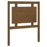 vidaXL Tête de lit Marron miel 80 5x4x100 cm Bois massif de pin