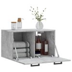 vidaXL Armoire murale Gris béton 60x36 5x35 cm Bois d'ingénierie