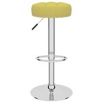 vidaXL Tabourets de bar lot de 2 vert tissu