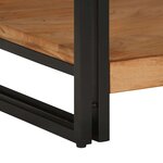 vidaXL Table basse 70x50x38 cm bois massif acacia