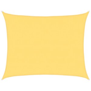 vidaXL Voile d'ombrage 160 g/m² Beige 6x7 m PEHD