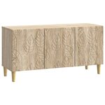 vidaXL Meuble TV 99 x 34 5 x 50 cm Chêne Sonoma Bois d'ingénierie