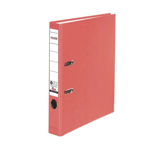 Classeur À Levier Papier Kraft A4 Recycolor - Rouge - X 25 - Falken