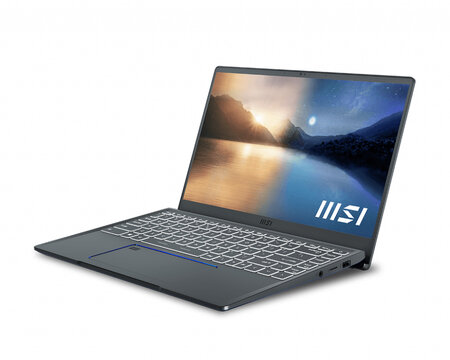 Msi prestige a11scx-444xfr i7-1165g7 ordinateur portable 35 6 cm (14") full hd intel® core™ i7 16 go lpddr4-sdram 512 go ssd nvidia® geforce® gtx 1650 max-q wi-fi 6 (802.11ax) gris