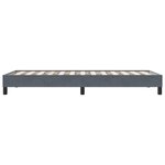 vidaXL Sommier à lattes de lit sans matelas gris foncé 80x210 cm