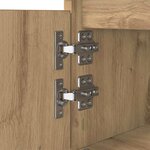 vidaXL Table basse Chêne artisanal 90 x 60 x 35 cm Bois d'ingénierie