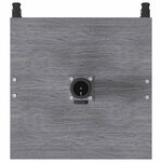 vidaXL Socles de parasol d'extérieur Bois foncé 45 x 45 x 31.5 cm
