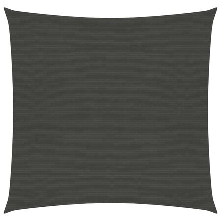 vidaXL Voile d'ombrage 160 g/m² Anthracite 4 5x4 5 m PEHD